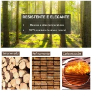 CADEIRA DE Baloiço RÚSTICA DE MADEIRA - jardim