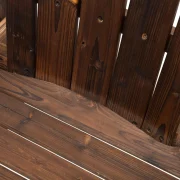 CADEIRA DE Baloiço RÚSTICA DE MADEIRA - jardim