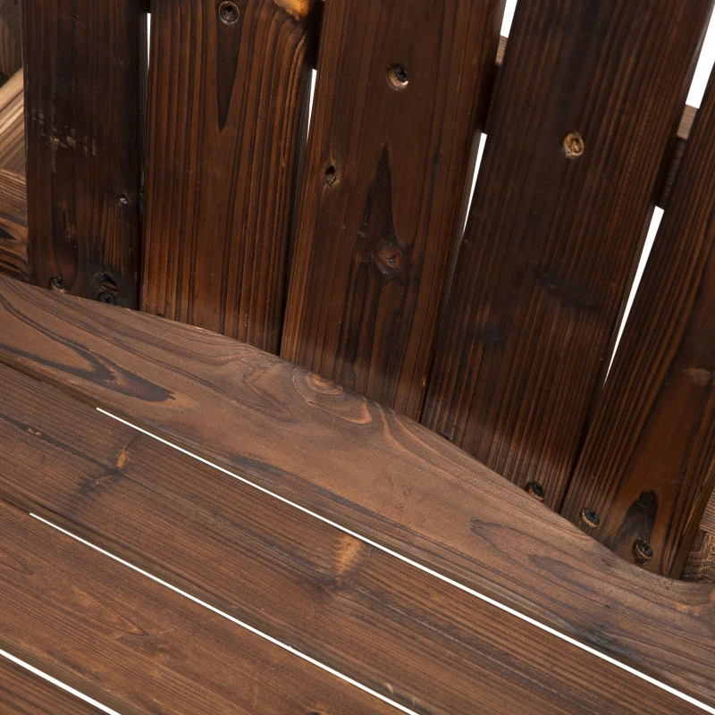 CADEIRA DE Baloiço RÚSTICA DE MADEIRA - jardim