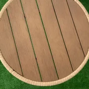 Conjunto de mesa e cadeiras para jardim em Vime