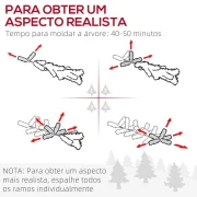 Árvore de Natal 1,80mt c/ Neve Artificial