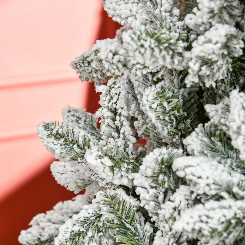 Árvore de Natal Artificial verde 2,55 mt com Neve