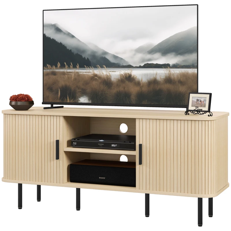 Móvel de TV Vintage com Portas de Correr