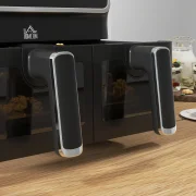 Fritadeira Air Fryer sem Óleo, 8 Litros, 2700W 2 Cestos Independentes