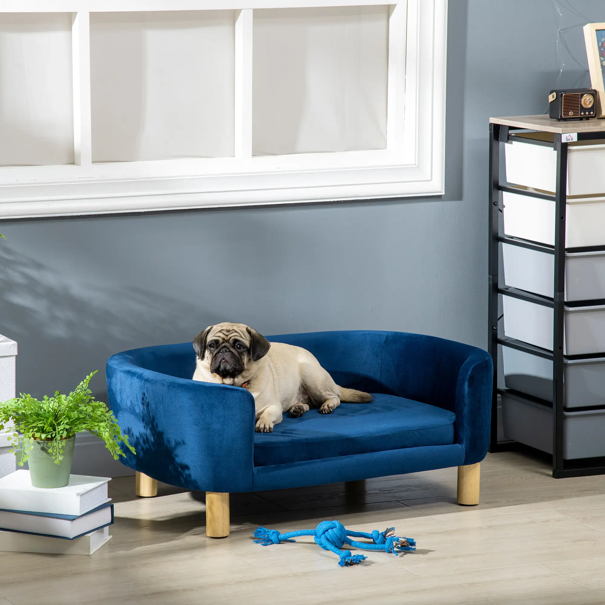 Sofá para Cães / Gatos Pequenos, Azul