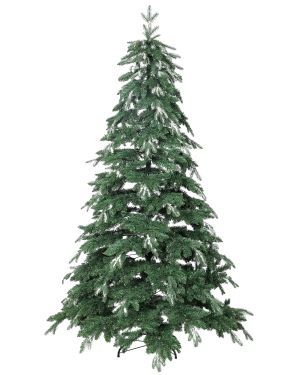 Árvore de Natal Artificial 210 cm Ramos com Efeito Neve